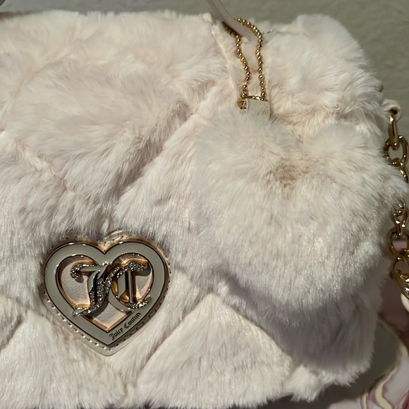 JUICY COUTURE Let’s Get Cozy Crossbody8Hx10Win-Angel Color - Picture 13 of 16
